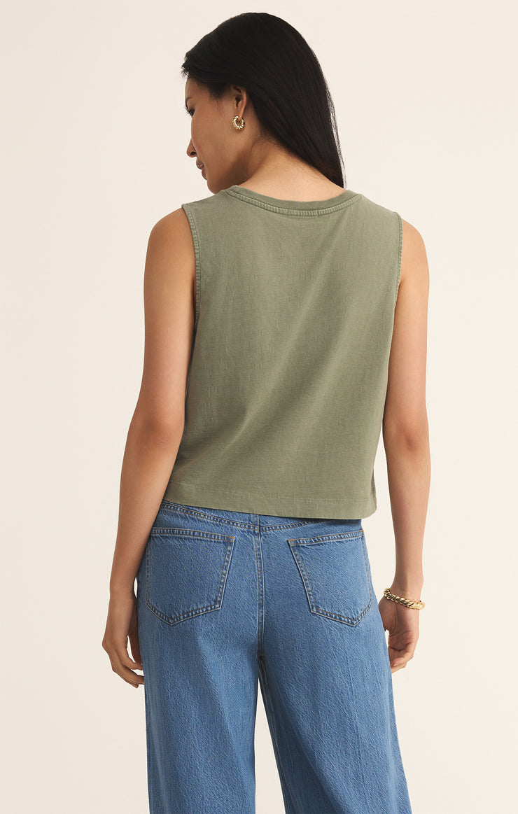 Z Supply Sloane Muscle Tank - Avocado