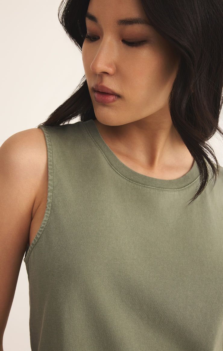 Z Supply Sloane Muscle Tank - Avocado
