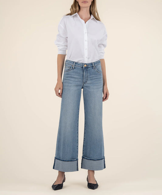 Kut From The Kloth High Rise Meg Wide Leg - Charming