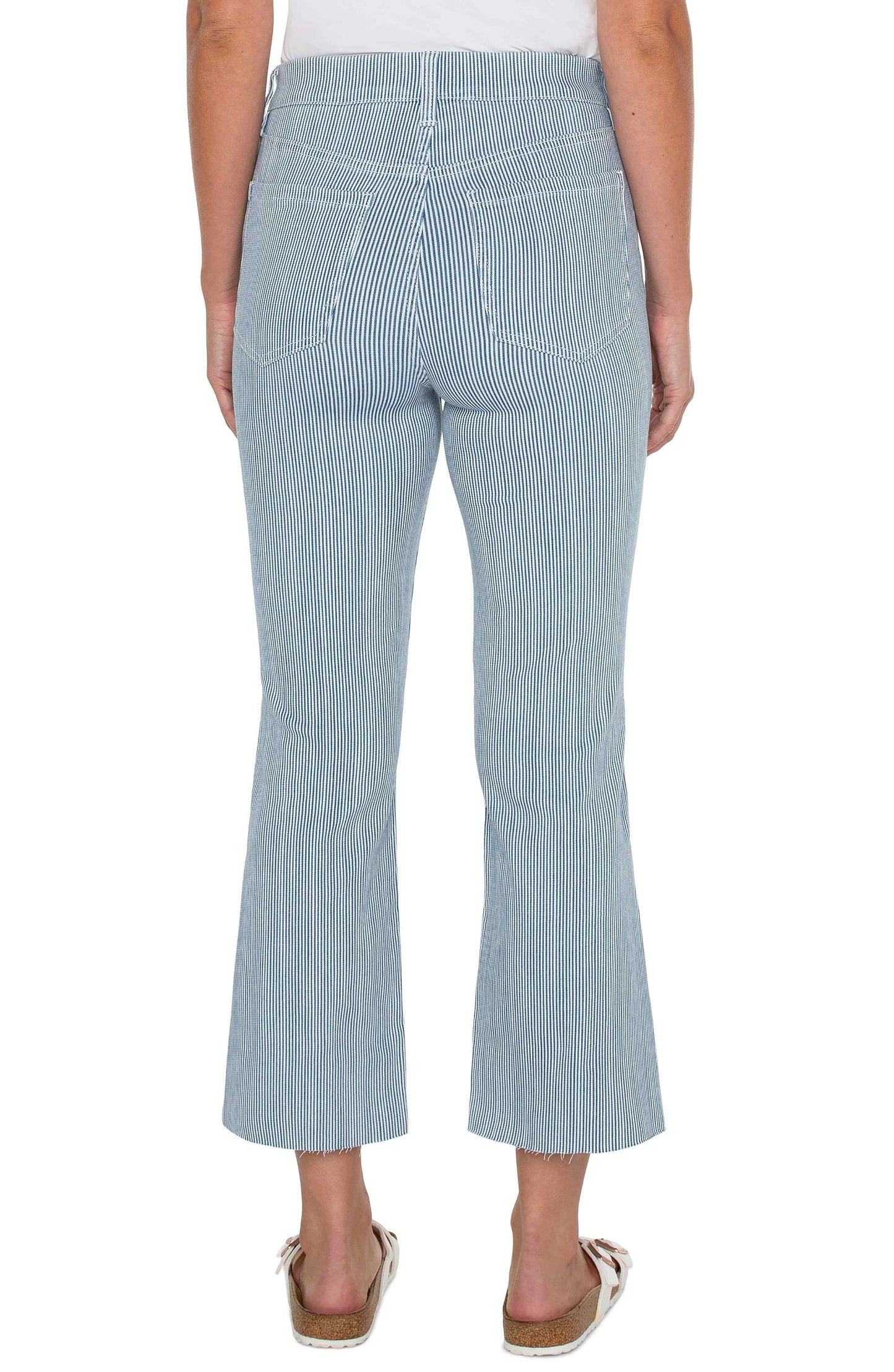 Liverpool Crop Flare Twisted Seam