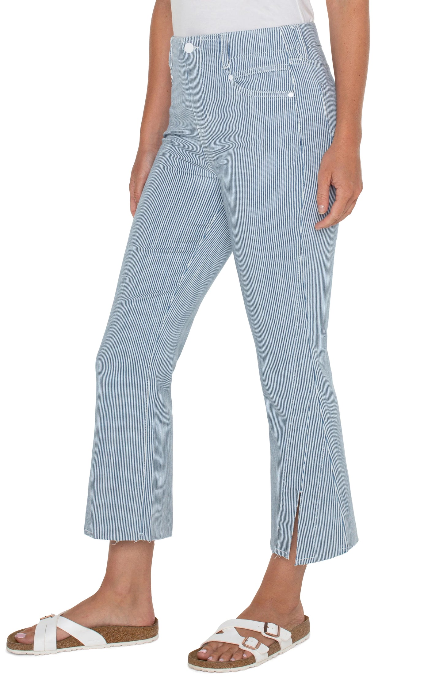 Liverpool Crop Flare Twisted Seam