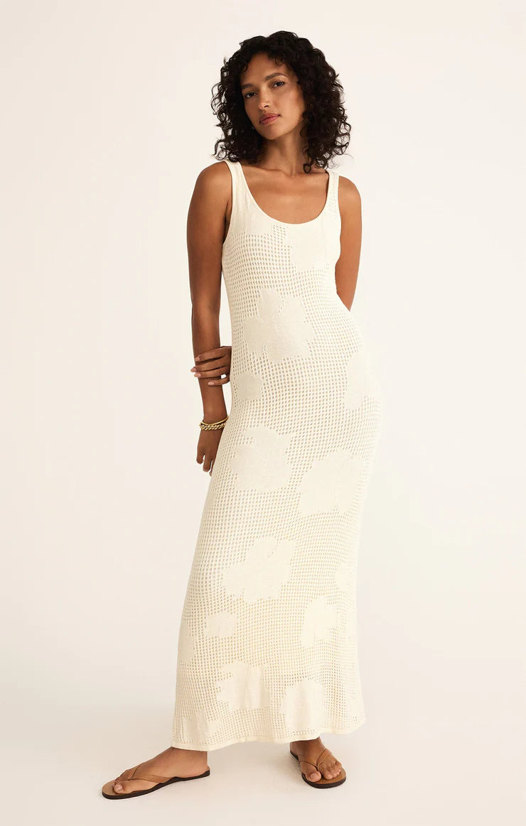 Z Supply Praya Fleur Crochet Maxi Dress