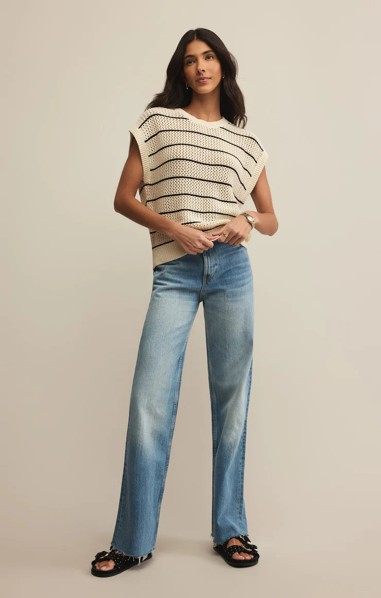 Z Supply Ines Crochet Sweater