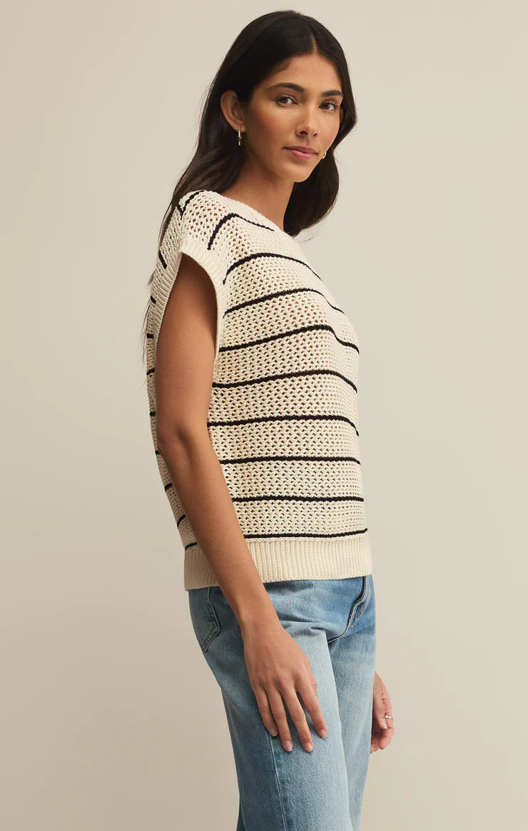 Z Supply Ines Crochet Sweater