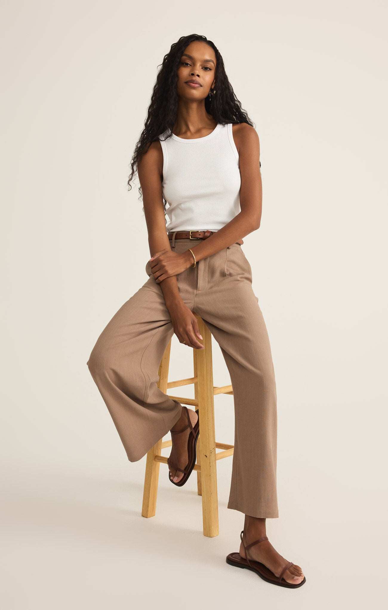 Z Supply Vista Pant - Iced Coffee