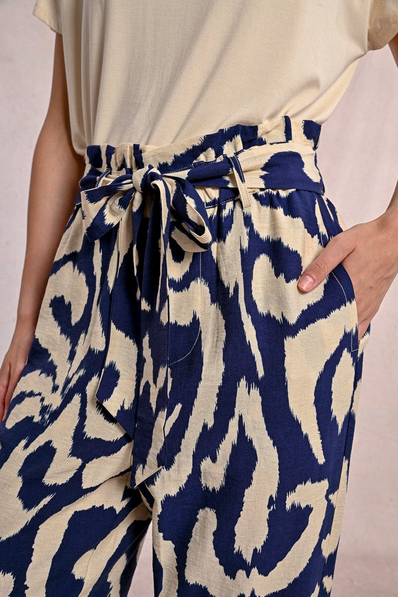 Molly Bracken Printed Paper Bag Pant