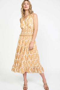 Marmalade floral jacquard midi dress