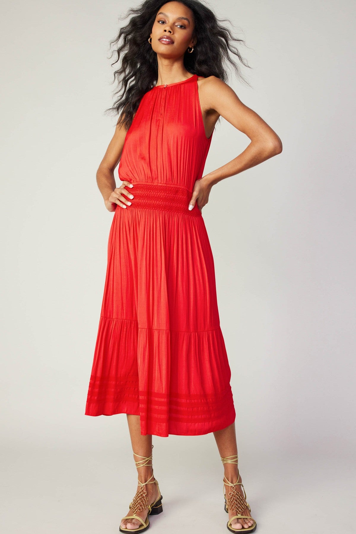 Current Air Halter Midi Dress