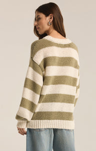 Z Supply Striped Anders Sweater - Willow