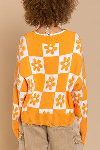 Oversized Round Neckline Sweater Top