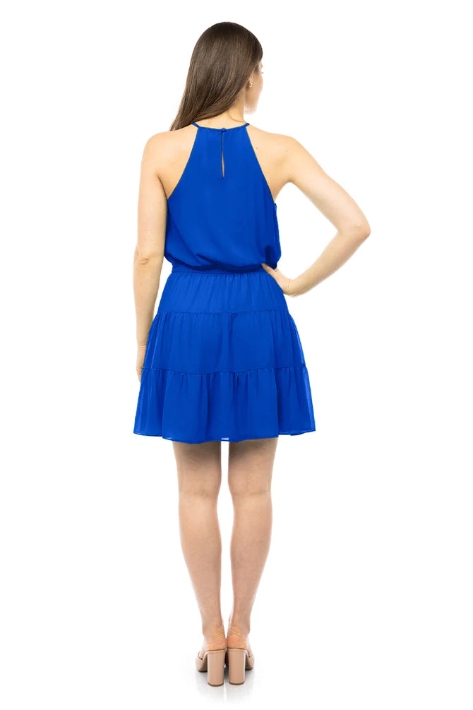 Strappy Capri Blue Dress