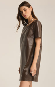 Z Supply London Faux Leather Dress