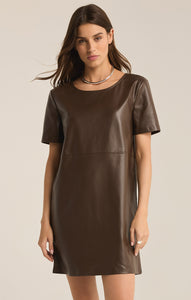 Z Supply London Faux Leather Dress