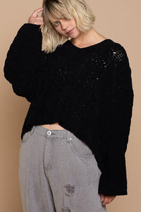 Chenille Braided Sweater
