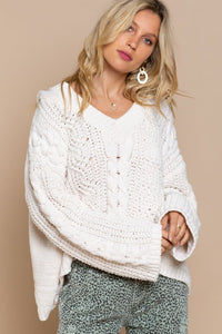 Chenille Braided Sweater