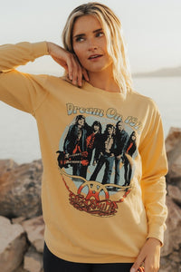 Upcycle Dream On Aerosmith Sweater